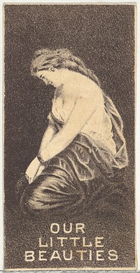 From the Actresses series (N57) promoting Our Little Beauties Cigarettes for Allen & Ginter brand tobacco products