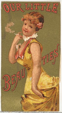 From the Girls and Children series (N58) promoting Our Little Beauties Cigarettes for Allen & Ginter brand tobacco products issued by Allen & Ginter 