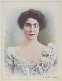 Margaret Dall in The Importance of Being Earnest, from the Actresses series (T1), distributed by the American Tobacco Co. to promote Turkish Trophies Cigarettes issued by American Tobacco Company