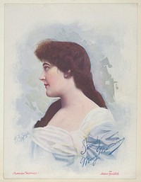 Mary Mamering as Janice Meridith, from the Actresses series (T1), distributed by the American Tobacco Co. to promote Turkish Trophies Cigarettes issued by American Tobacco Company