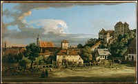 Pirna: The Obertor from the South by Bernardo Bellotto