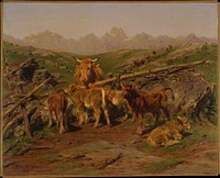 Weaning the Calves by Rosa Bonheur