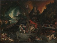 Aeneas and the Sibyl in the Underworld by Jan Brueghel the Younger