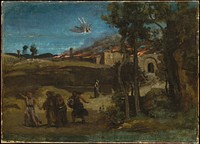 Study for "The Destruction of Sodom" by Camille Corot