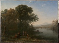 The Ford by Claude Lorrain (Claude Gellée)