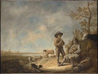 Piping Shepherds by Aelbert Cuyp