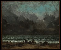 The Sea by Gustave Courbet 