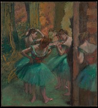 Edgar Degas's Dancers, Pink and Green by Edgar Degas