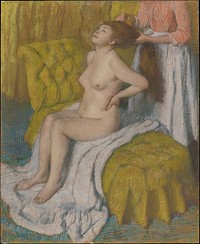 Edgar Degas's Woman Having Her Hair Combed by Edgar Degas