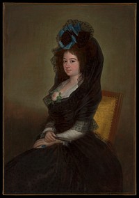 Narcisa Bara&ntilde;ana de Goicoechea attributed to Francisco de Goya
