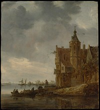 Country House near the Water by Jan van Goyen