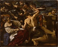 Samson Captured by the Philistines by Guercino (Giovanni Francesco Barbieri)