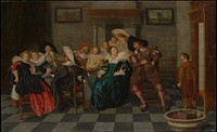 A Banquet, Frans Hals 