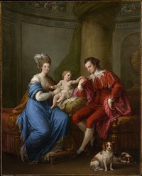 Edward Smith Stanley (1752–1834), Twelfth Earl of Derby, Elizabeth, Countess of Derby (Lady Elizabeth Hamilton, 1753–1797), and Their Son (Edward Smith Stanley, 1775–1851) by Angelica Kauffmann