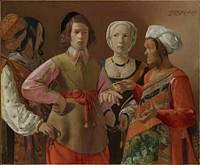 The Fortune-Teller by Georges de La Tour (French, Vic-sur-Seille 1593–1652 Lunéville)