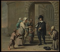 Beggars at a Doorway