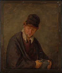 Man with a Tankard, Style of Adriaen van Ostade