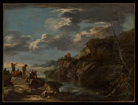 Bandits on a Rocky Coast by Salvator Rosa