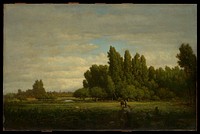 A Meadow Bordered by Trees by Théodore Rousseau