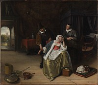 The Lovesick Maiden by Jan Steen