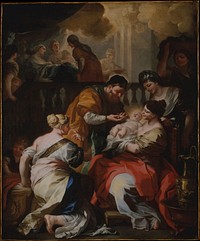 The Birth of the Virgin by Francesco Solimena