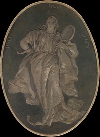 Allegorical Figure Representing Prudence, Workshop of Giovanni Battista Tiepolo