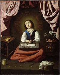 The Young Virgin by Francisco de Zurbarán