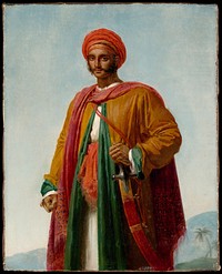 Study for "Portrait of an Indian" by Anne Louis Girodet-Trioson