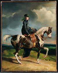 Horsewoman by Théodore Gericault