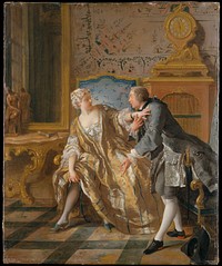 The Garter by Jean François de Troy