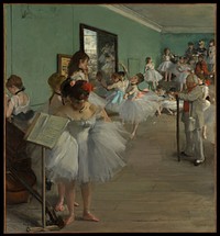 Edgar Degas's The Dance Class by Edgar Degas