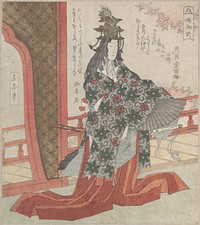 Lady Hotoke Dancing by Yashima Gakutei