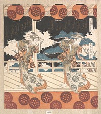 Furuichi Dance (No. 3 of a Set of Four) by Yashima Gakutei