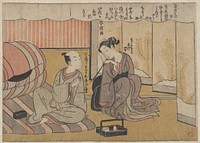 The Art of Conversation by Suzuki Harunobu