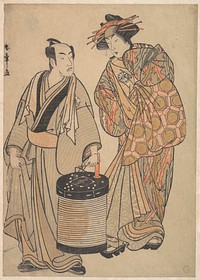 The Third Segawa Kikunojo as an Oiran by Katsukawa Shunshō