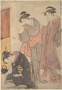 A Practical Joke by Torii Kiyonaga