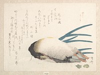 Spring Rain Collection (Harusame shū), vol. 1: Duck and Scallions by Ryūryūkyo Shinsai