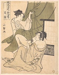 A Yoshiwara Analogue of the Story of Koko (Huang Xiang) one of the Twenty-four Paragons of Filial Piety