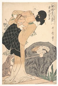 Mother and Child by Utamaro Kitagawa (1754–1806)