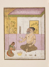 Khambhavati Ragini: Folio from a ragamala series (Garland of Musical Modes), India (Rajasthan, Bikaner)