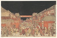 Sakaichō Fukiyachō Kaomise Yoshibai no Zu