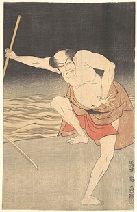 An Actor Beside Water by Utagawa Toyokuni