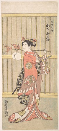 The Actor Yamashita Kinsaku in the Role of Mutsuhana by Torii Kiyomitsu