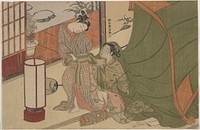 Parting of Lovers: The Morning After by Suzuki Harunobu