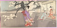 Chiyoda Castle (Album of Women) by Yoshu Chikanobu  