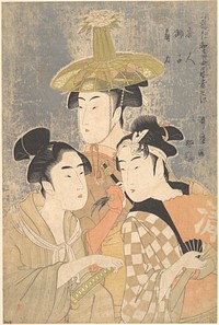 Seiro Niwaka Onna Geisha no Bu Tojin Shishi Sumo by Utamaro Kitagawa (1754–1806)