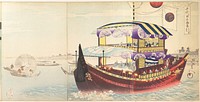 Chiyoda Castle (Album of Men) by Yoshu Chikanobu  