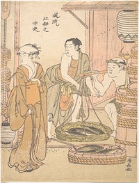 The Fish–monger by Torii Kiyonaga