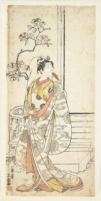 The Actor Sawamura Sojuro I, 1689–1756 in an Unidentified Female Role by Ippitsusai Bunchō