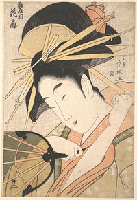 The Courtesan Hanaōgi of the Ōgiya Brothel (Ōgiya no uchi Hanaōgi)